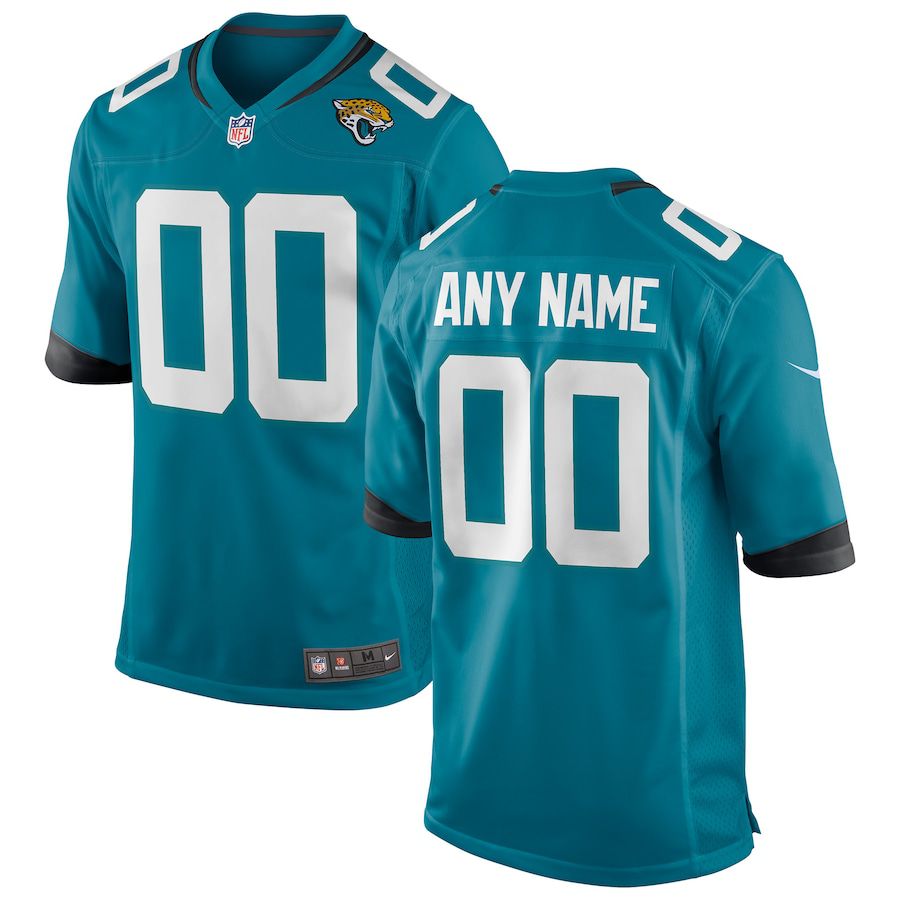 Men Jacksonville Jaguars Nike Green Alternate Custom Game NFL Jersey->customized nfl jersey->Custom Jersey